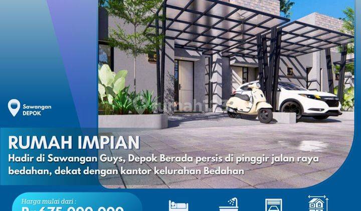 Hadir Di Sawangan Depok,rumah Mezanine 2 Kamar Tidur 1