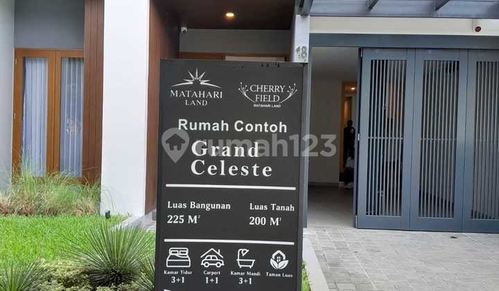 Dijual Rumah Mewah di Cluster Grand Celeste Cherry Field – Lokasi Premium Dekat Tol & Fasilitas Kota