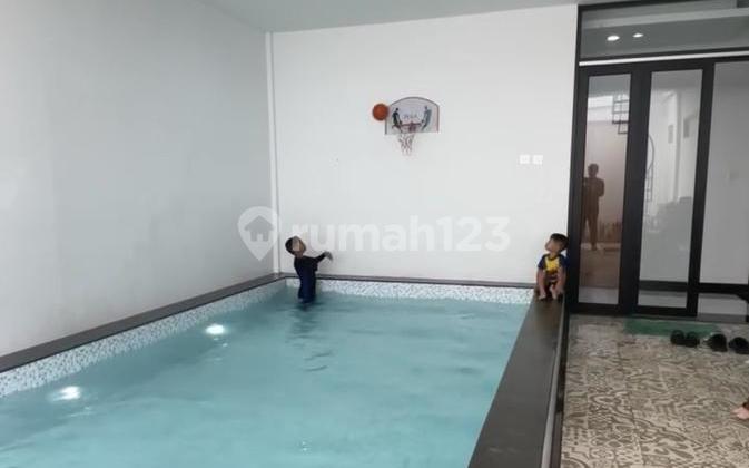 Rumah Vila Plus Kolam Renang Mini Futsal Dan Basket Lembang  2