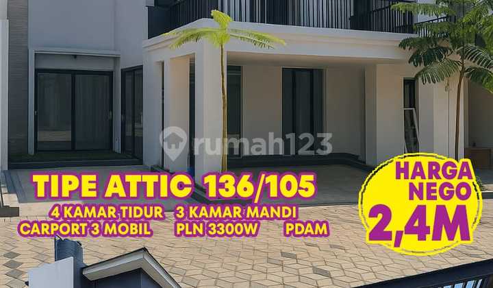 Di Jual Rumah Baru Mewah3 Lantai Di Tlagabodas Dekat Akpol 1