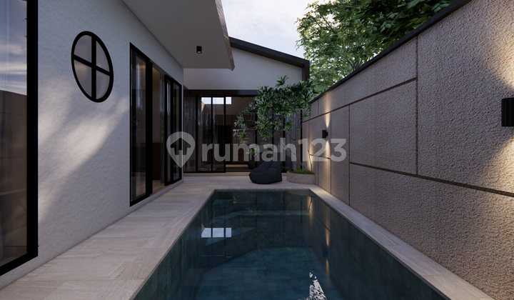 Japandi-Style Villa 2 Kamar Tidur Dekat dengan Pantai Kedungu 2