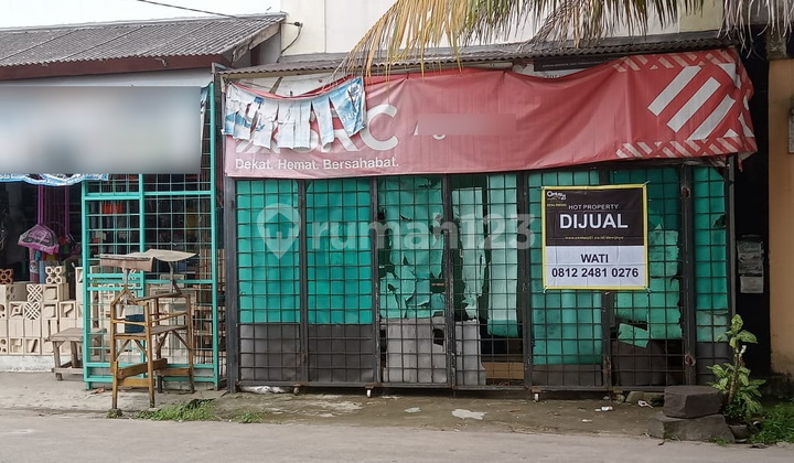 Ruko Eks Toko Sembako Taman Krakatau Padat Penduduk