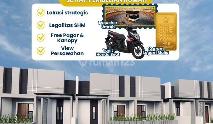 Beli Rumah di Berbah Gratis Umroh Atau Motor Beat 1