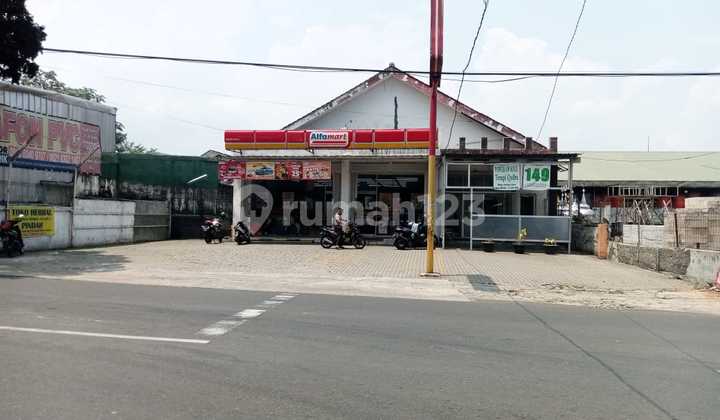 For Rent Land + Building Located by the Main Road Strategic Location in Bogor