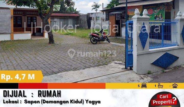 Rumah Dengan Halaman Luas di Sapen demangan Kidul Yogya  1