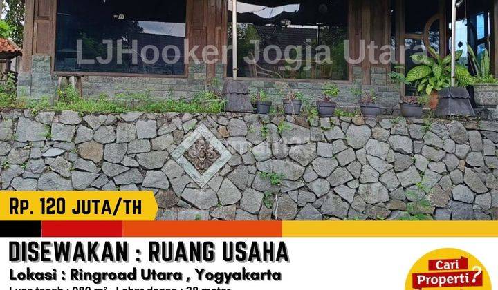 Ruang Usaha Ex Resto Lokasi Pinggir Ringroad Utara 1