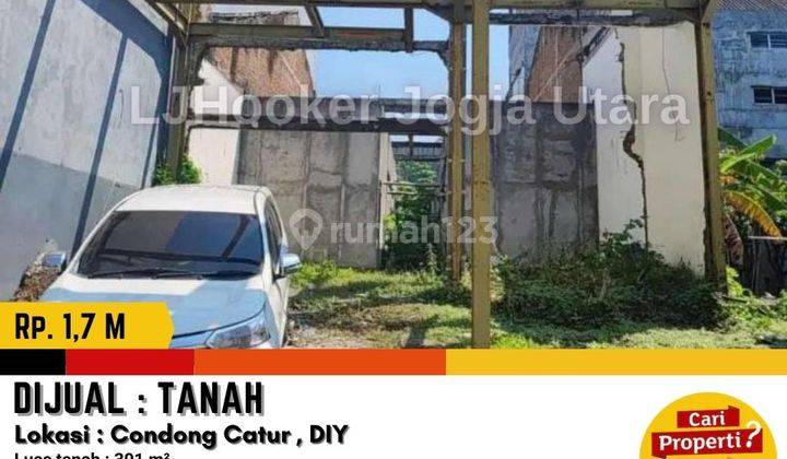 Tanah Strategis Sudah Ada Kerangka Besi di Condong Catur Yogyakarta  1