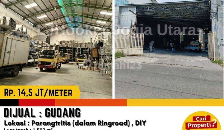 Gudang Luas, Strtategis Pinggir Jalan di Jalan Parangtritis Yogyakarta  1