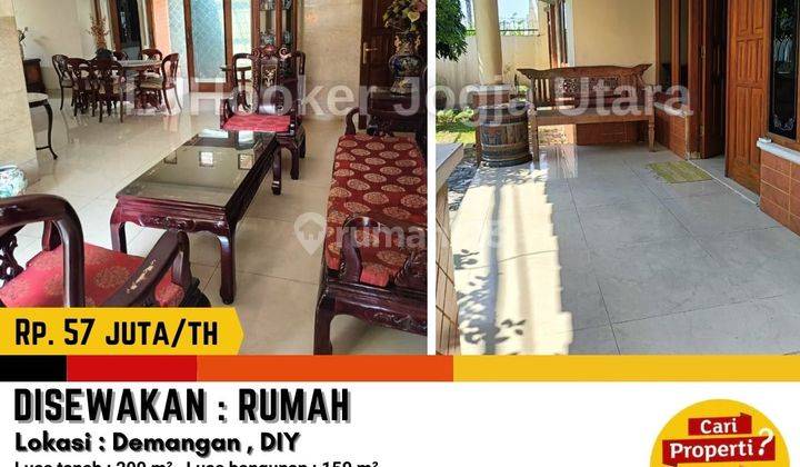 Rumah Semi Furnish di Demangan, Dekat Dgn Sekolah De Brito Dan Olifant. 1