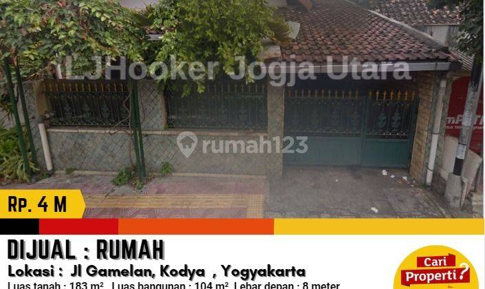 Rumah Dalam Kota Sangat Strategis Cocok Untuk Usaha Homestay di Yogyakarta 1