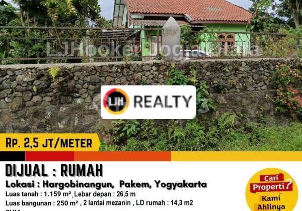 Tanah Bonus Bangunan Murah dan Strategis di Hargobinangun Pakem Yogyakarta