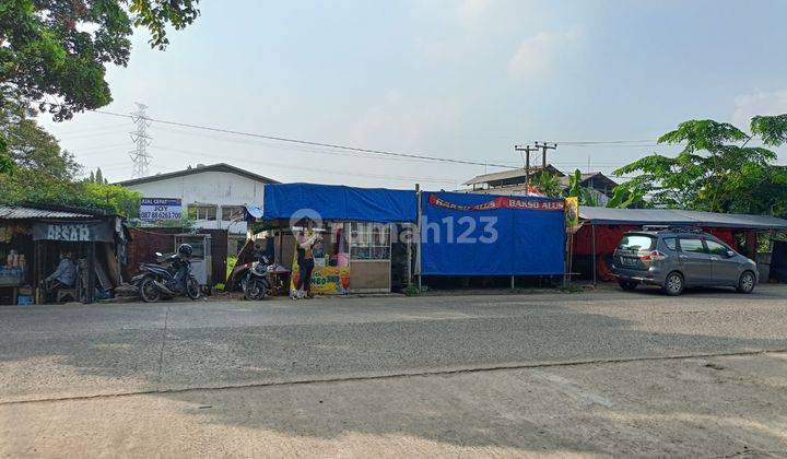 Jual Cepat Tanah Komersil di Pinggir Jalan Gunung Putri Luas 1006 M SHM Bisa Buat Gudang Akses Jalan Bisa Kontener 40 Ft 1