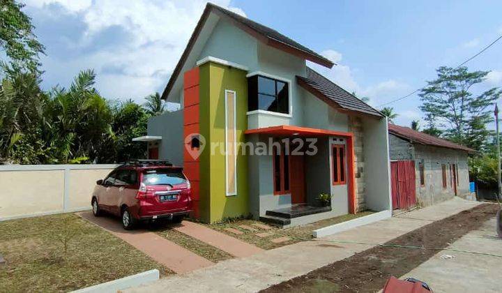 Rumah baru lantai dua mezzanine strategis di Jl palagan km.14 1