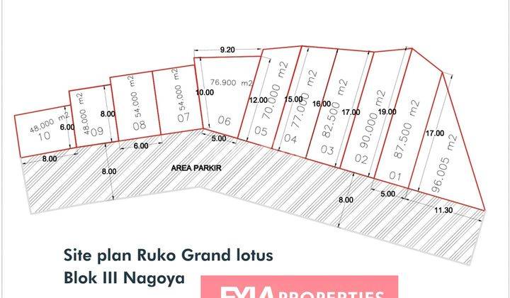 Launching ruko Baru 3 Lantai Grand Lotus blok 3 Nagoya  2