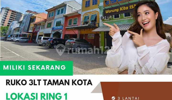 3.5-Story Shop House in Taman Kota Mas, Adjacent to Bank Mestika, Super Attractive Price 2