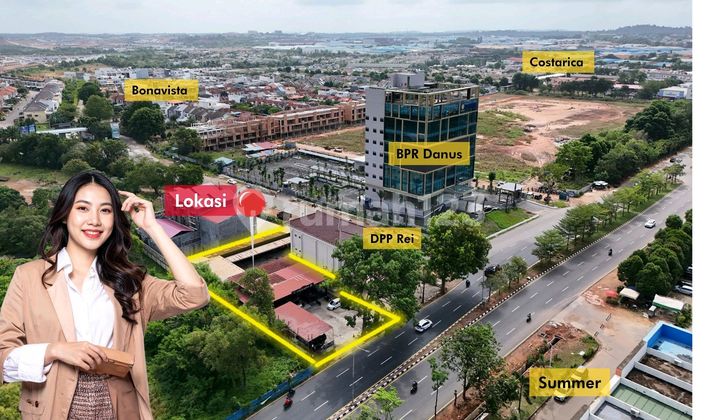 Business Building 250 M2 Land 1300 M2 Prime Location Batam Centre Near Mall
