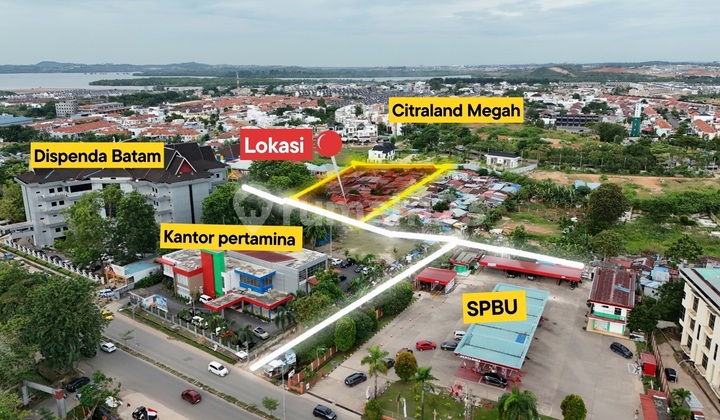 Tanah Komersial 3240 M2 Terbaik Yang Tersedia Di Pusat Kota Batam