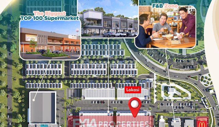 Ruko 2 Lantai Terbaru garden avenue Square Satu Satunya  2