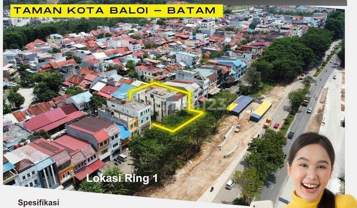 Gedung 3.5 Lantai 950 M2 Taman Kotamas Hadap Jalan Ring 1  1