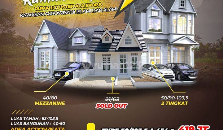 Rumah Ala Eropa Dekat Ke Berbagai Wisata di Bogor 6