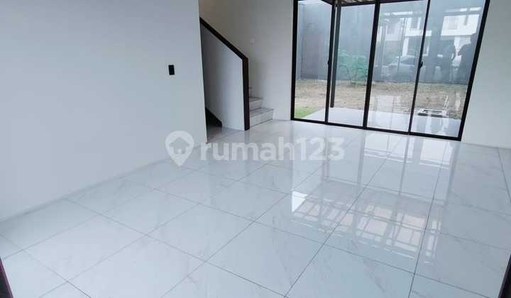 minimalist new house in parahyangan new town
