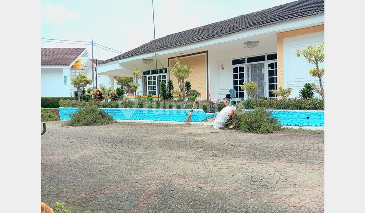 Cepat Villa Strategis 267m2, Nyaman Siap Huni Di Indo Alam Puncak