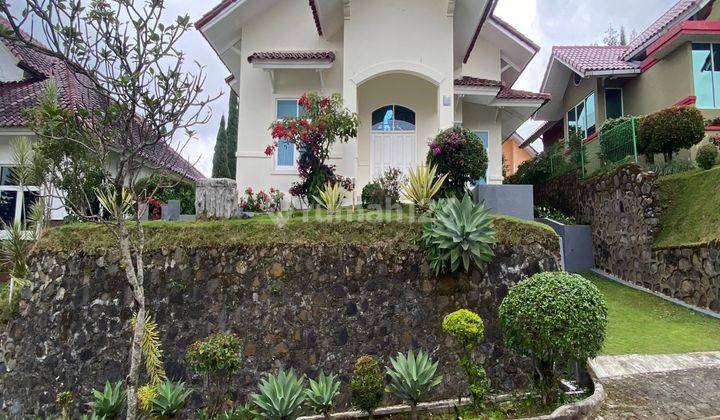 Villa Nyaman Terawat Siap Huni Area Dingin Di Lotus Puncak 1