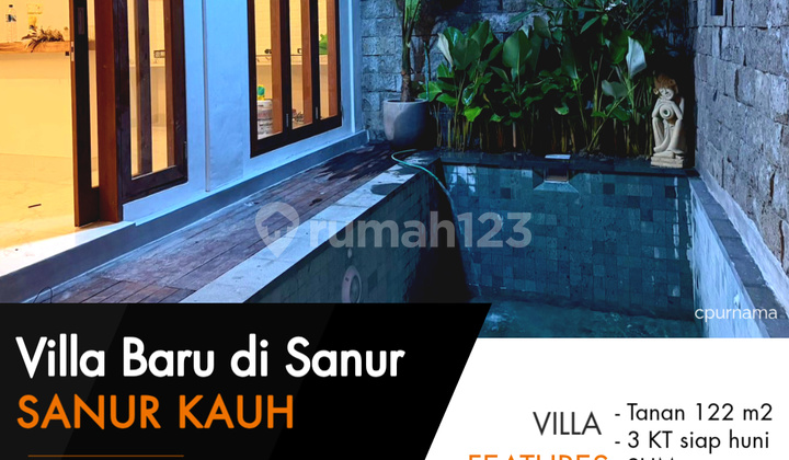 Villa Baru Murah di Sanur Dijual Cepat