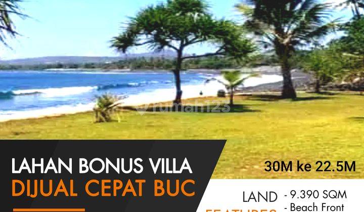 Tanah 93.900 m² beach front dijual sangat bawah pasar seraya 1