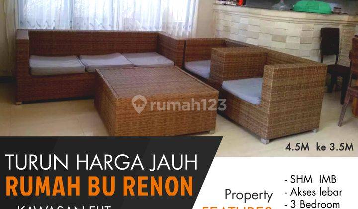 Rumah Bagus Semi Furnished Dijual Bu di Renon Bali 1