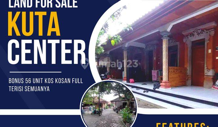 Rumah Kos Dijual Murah Butuh Renovasi Shm di Kuta Bali 1