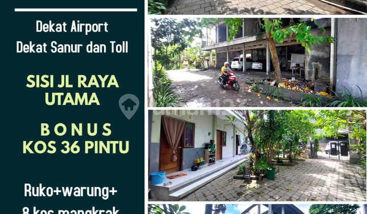 Jual Tanah Bonus Bangunan Kos36 Pintu di Denpasar Selatan Bali