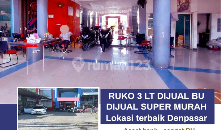 Ruko Murah sangat strategis pusat kota Denpasar