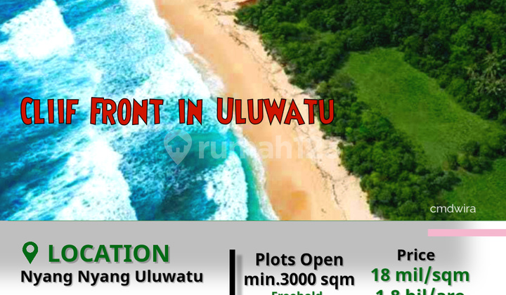 Cliff Land Sale In Pecatu Bali