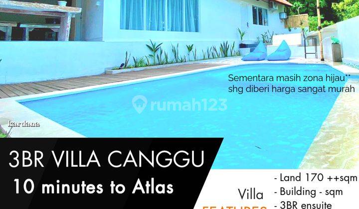 Villa on Aseman Highway, Canggu, Badung SHM 1