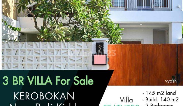 Villa di Jalan Merta Ayu Kerobokan Denpasar, Badung 140 m SHM 1