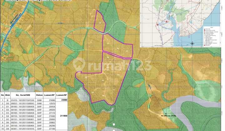 Tanah Strategis Di Desa Sepan, Penajam Paser Utara