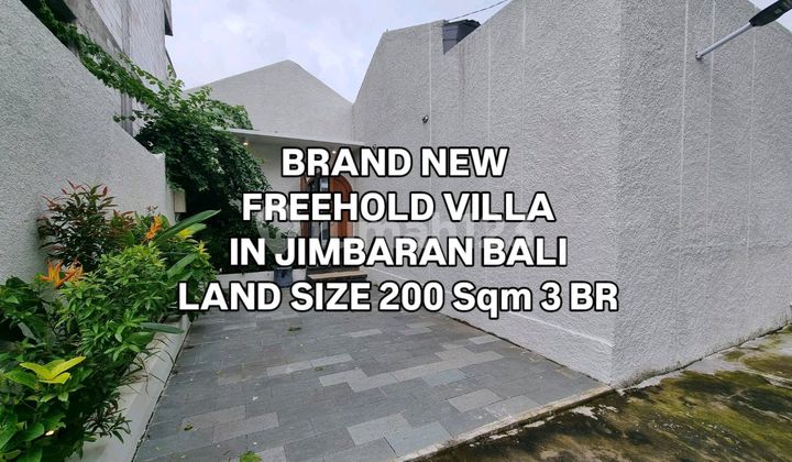 Brand New Villa di Dekat Taman Rama Puri Gading Badung Bali