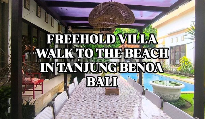 Villa Jalan Kaki Ke Pantai Di Tanjung Benoa Badung Bali