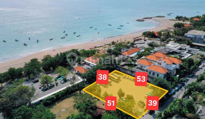 Tanah Di Tepi Pantai Dengan Lingkungan Hotel Kuta Badung Bali
