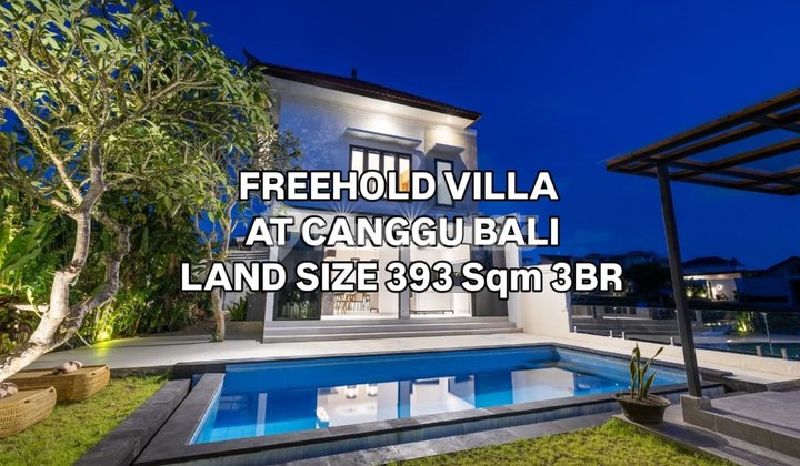 Villa dengan Taman Luas di Canggu Kuta Utara Badung Bali