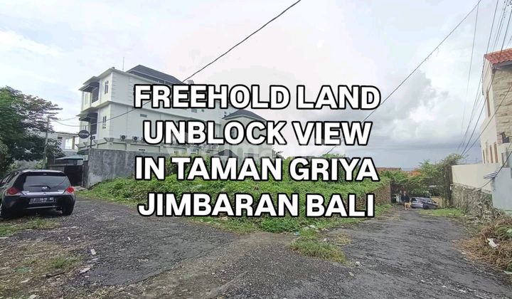 Land with Unblocked View in Taman Griya Jimbaran, Badung, Bali