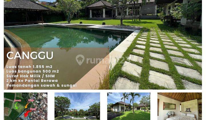 Villa Canggu Berawa Pemandangan Sawah Dan Sungai 1