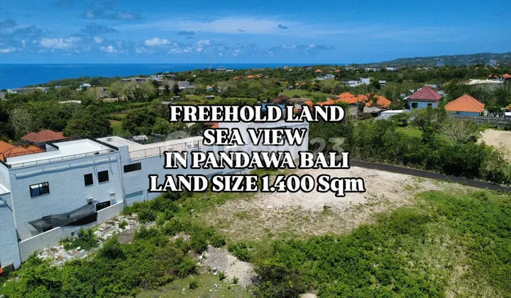 Sea View Land 6 Minutes from the Beach in Kutuh Ungasan Bali