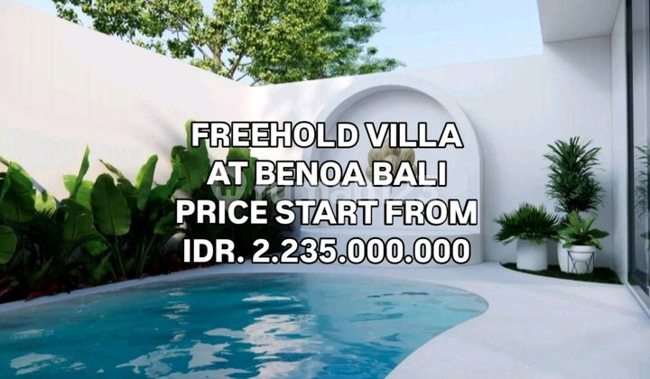 New Villa 3 Bedrooms Strategic Location in Benoa Kuta Selatan Badung Bali