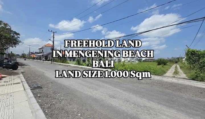 Tanah Cocok untuk investasi dekat pantai di Cemagi Badung Bali