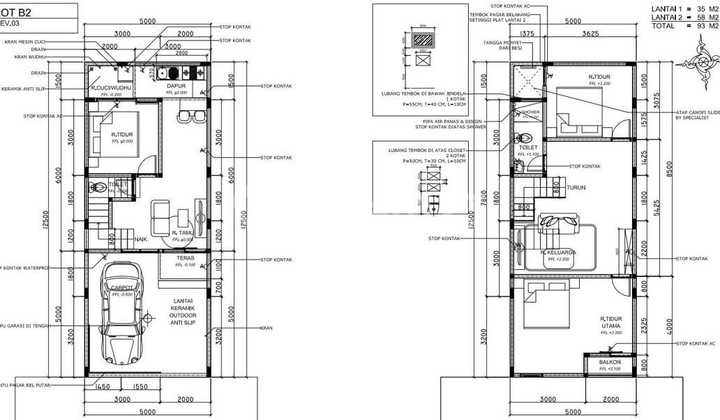 Rumah Cluster 2 lantai one gate system di sesetan denpasar bali 2