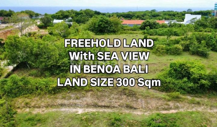 Tanah Sea View 5Mnt Dari Tol Benoa Kuta Selatan Badung Bali