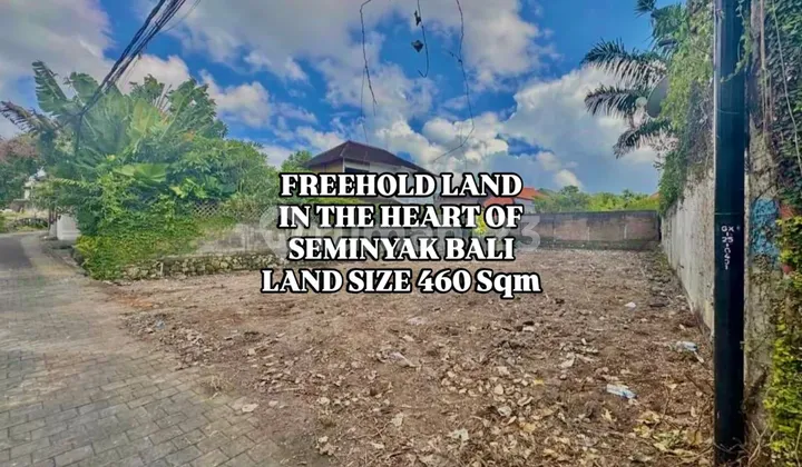 Tanah siap bangun dekat Pantai Seminyak dan Club di Kuta Bali