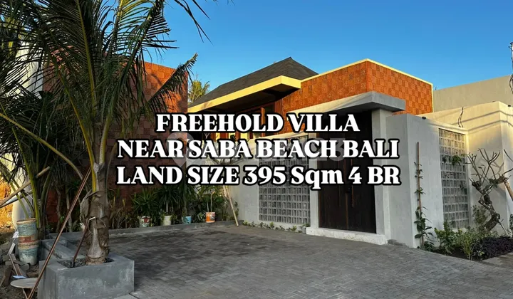 New Villa Near Saba Beach Blabatuh Gianyar Bali